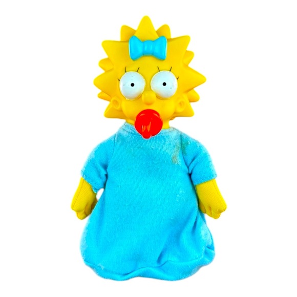 The Simpson’s Maggie Simpson Plush Doll Burger King Toy - Picture 3 of 9